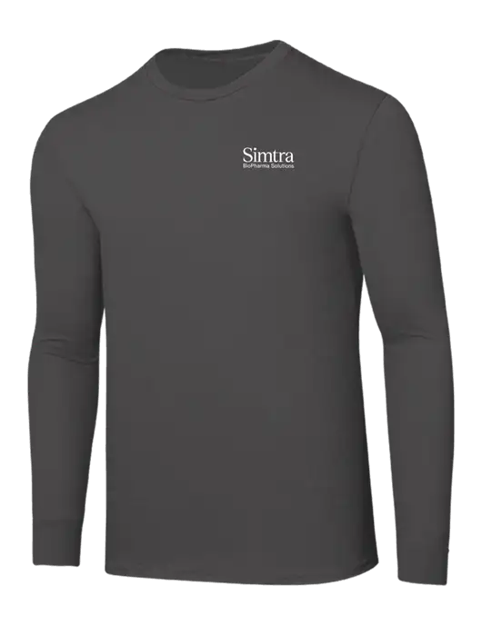 Seriously Soft Dark Grey Long Sleeve T-Shirt w/Simtra Logo